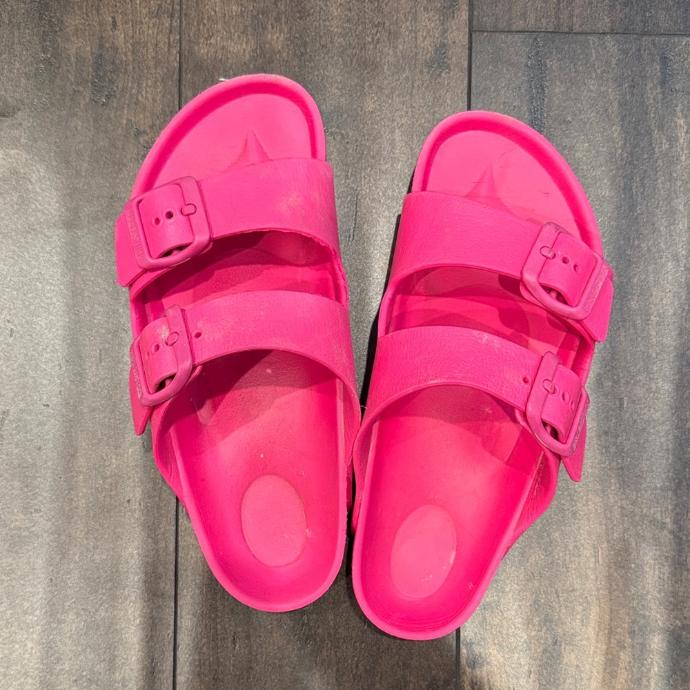 Birkenstock Bold Pink Double Strap Sandals